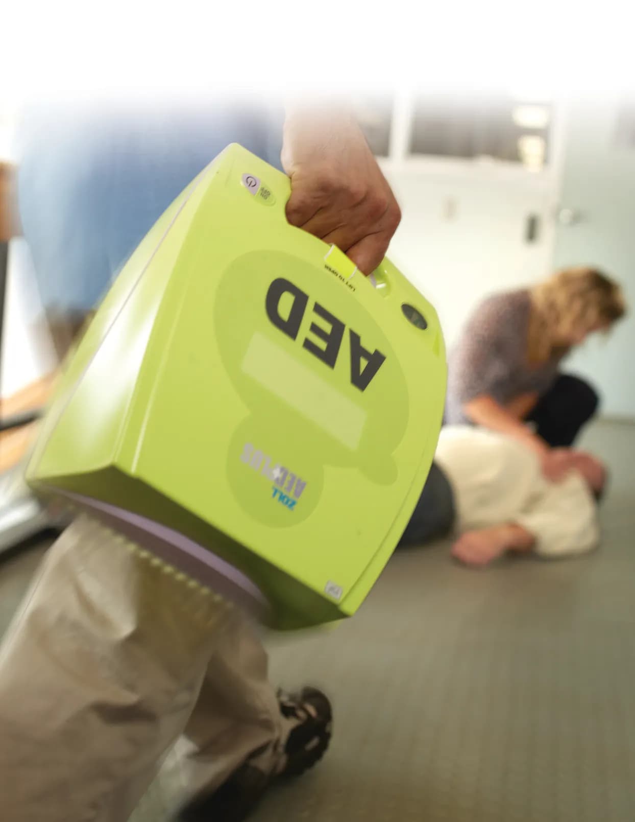 AED Plus transporté sur site